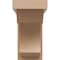 Ekena Millwork 5"W x 10"D x 10"H Classic Emerson Rough Cedar Woodgrain TimberThane Corbel, Primed Tan CORUR05X10X10EMRRCPR - alternate 6